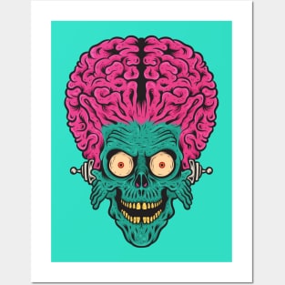 Mars Attacks! Alien Head Posters and Art